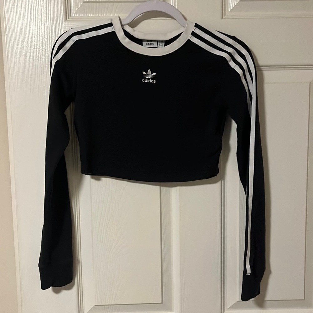 Adidas Long Sleeve Crop Top